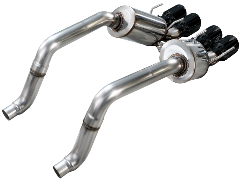 AWE Tuning 05-07 C6 Chevrolet Corvette 6.0L Touring Edition Axle-Back Exhaust w/ Diamond Black Tips - Image 8