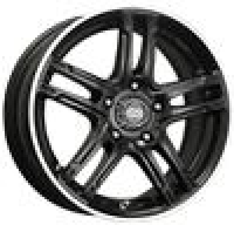 Enkei FD-05 18x7.5 5x100 53mm Offset 72.6 Bore Dia Black Machined Wheel - Image 2