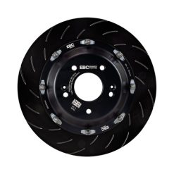 Alternative view of EBC Racing 13-19 Volkswagen GTI (MK7) 380mm Front BBK Replacement Discs Complete Assembly (Pair)