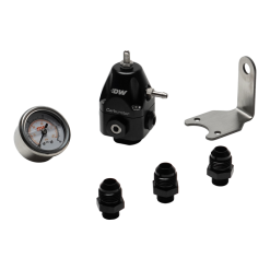 DeatschWerks DWR550C Adjustable Carburetor Regulator w/ 8AN Fittings and Gauge