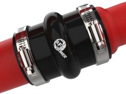aFe BladeRunner Aluminum Hot and Cold Charge Pipe Kit Red Ford F-150 24-26 V6-2.7L (tt) - Image 6