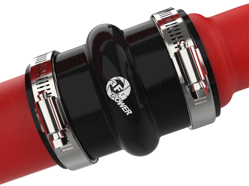 aFe BladeRunner Aluminum Hot and Cold Charge Pipe Kit Red Ford F-150 24-26 V6-2.7L (tt) - Image 6