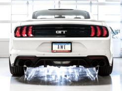 AWE Tuning 18-23 S550 Mustang GT SwitchPath Exhaust - Diamond Black Tips - Image 6