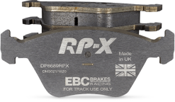 Alternative view of EBC Racing 16-18 BMW M2 3.0L Turbo RP-X Rear Brake Pads