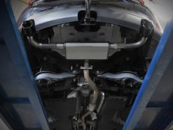aFe Takeda 17-21 Mazda CX-5 2.5L (t) 2.5in. SS Axle-Back Exhaust System w/Black Tips - Image 6
