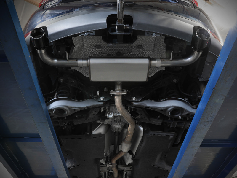 aFe Takeda 17-21 Mazda CX-5 2.5L (t) 2.5in. SS Axle-Back Exhaust System w/Polished Tips - Image 6