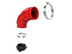 Alternative view of aFe 2019-2020 Hyundai Veloster N L4-2.0L (T) Takeda Turbo Inlet w/ Takeda Intake - Red