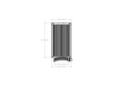 aFe Magnum FORCE Intake Replacement Air Filter w/ D2 Dura-Dry 2-3/4in Fx4in Bx4in Tx7in Hx10 Deg - Image 6