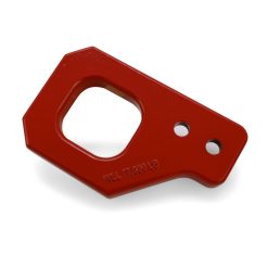 Alternative view of Mishimoto 2024+ Toyota Tacoma Recovery Points - Front - Red