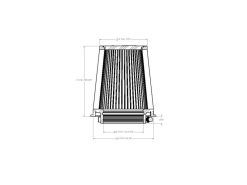 aFe Momentum Intake Replacement Air Filter w/ D2 Dura-Dry Media 4in Fx6in Bx4-3/4in Tx7in H - Image 6