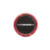 Vossen Classic Carbon Billet Sport Cap 2.0 - Large (VHFL) - Transparent Red - Twill Weave (Gloss)