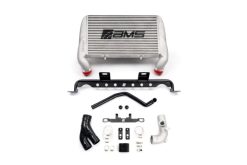 AMS Performance 2017+ Ford F150/Raptor 2.7L/3.5L EcoBoost High Mount Intercooler (Silver w/AMS Logo)