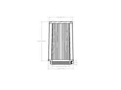 aFe Magnum FORCE Intake Replacement Air Filter w/ D2 Dura-Dry 3-1/2in Fx5in Bx4-3/4in Tx8in H - Image 6
