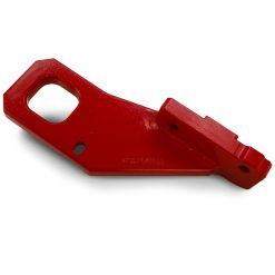 Alternative view of Mishimoto 2024+ Toyota Tacoma Recovery Points - Rear - Red