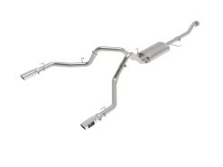 aFe 21-26 Ford F150 Tremor Gemini XV 3IN 304SS Cat-Back Exhaust Dual Rear Exit w/Polished Tips