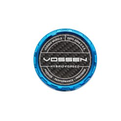 Vossen HF Carbon Billet Sport Cap 2.0 - Large (VHFL) - Transparent Blue - Twill Weave (Gloss)