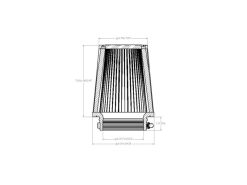 aFe Magnum FORCE Intake Replacement Air Filter w/ D2 Dura-Dry 4in Fx6in Bx4-3/4in Tx7in H (w/ Bumps) - Image 6